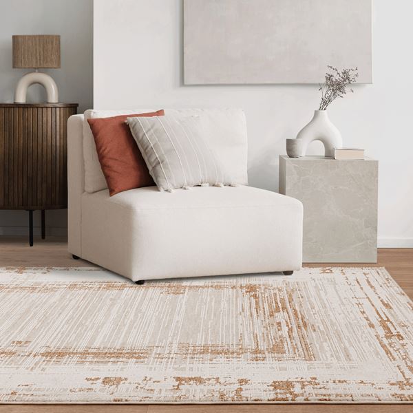 Anders Geometric - Beige Natural